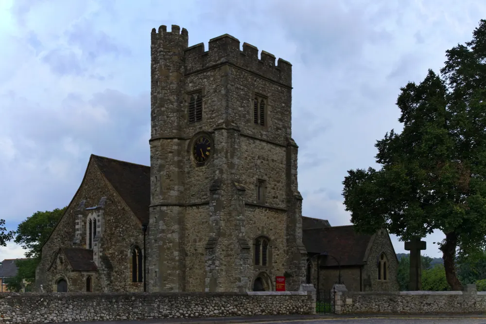 All Saints Church, Snodland, the local landmark of ME6