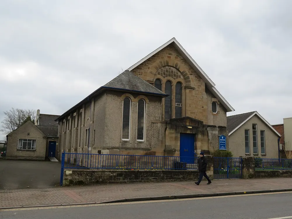 St Ignatius Church, Wishaw, the local landmark of ML2
