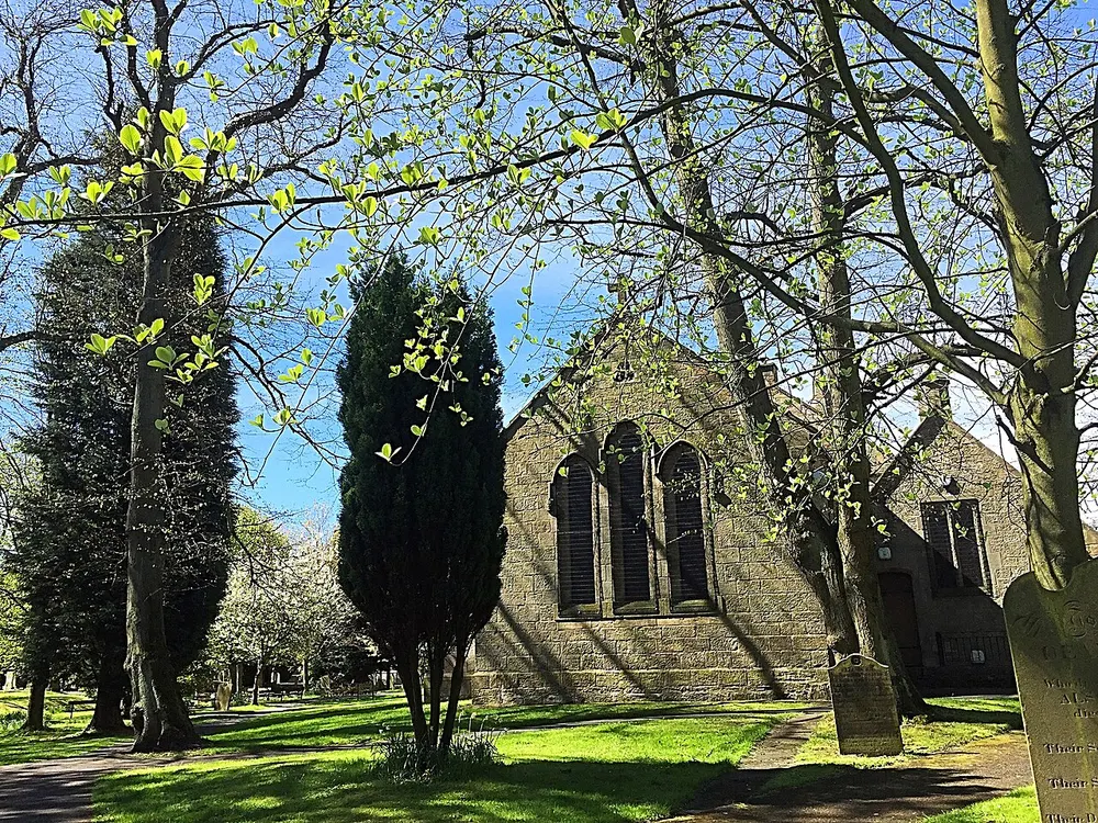 St Bartholomew's Church, Long Benton, the local landmark of NE12