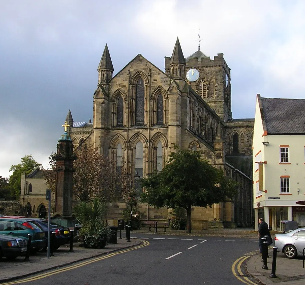 Hexham Abbey, the local landmark of NE46
