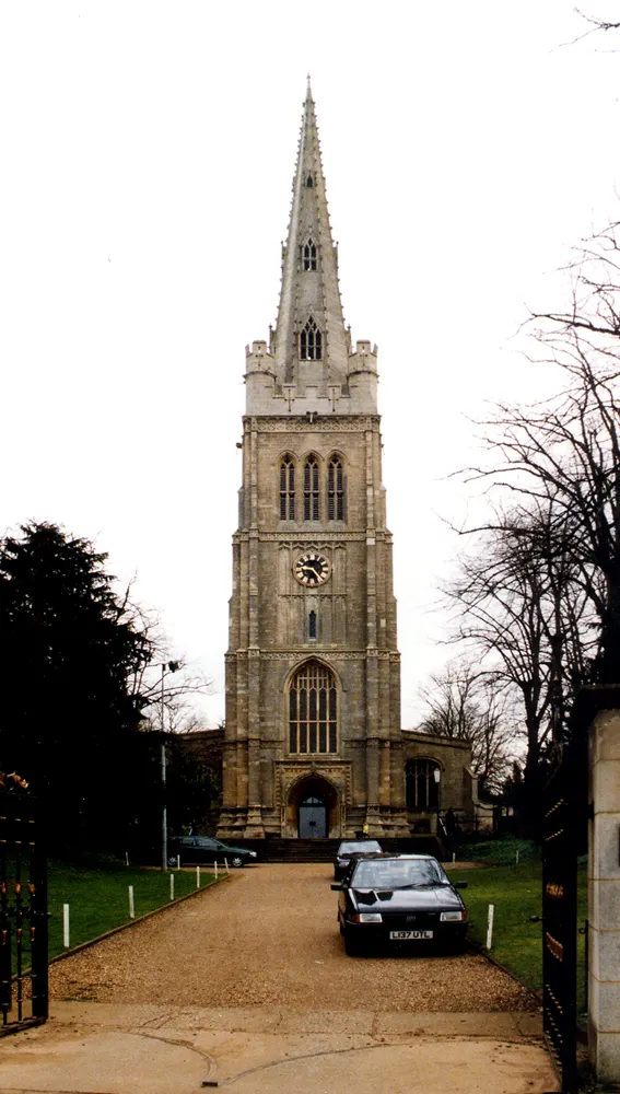 St Peter and St Paul's Church, Kettering, the local landmark of NN16