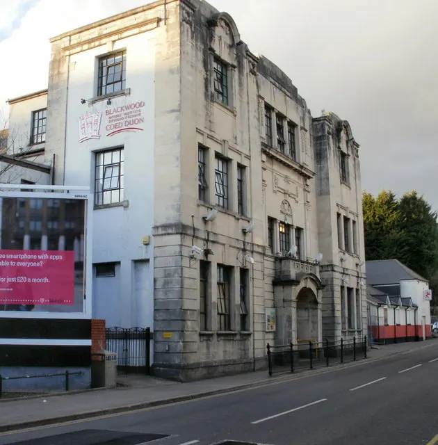 Blackwood Miners Welfare Institute, the local landmark of NP12