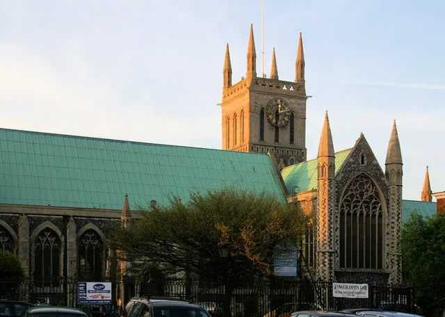 Great Yarmouth Minster, the local landmark of NR30