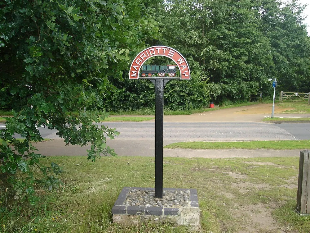 Marriott's Way, the local landmark of NR8
