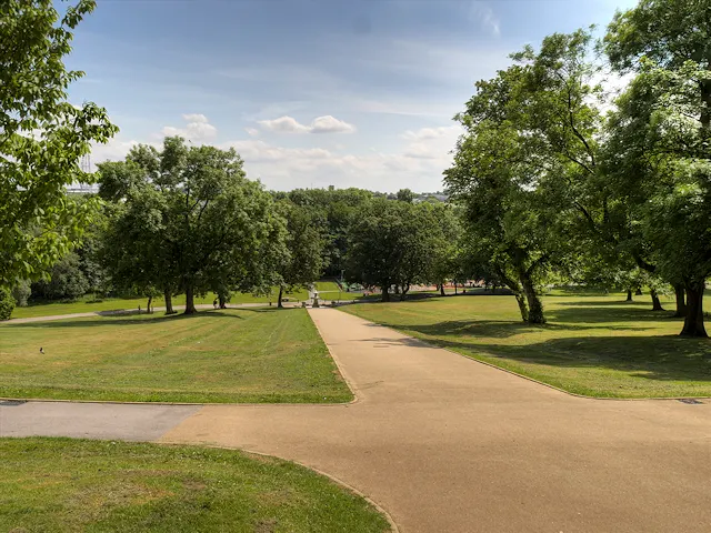 Queen's Park, Heywood, the local landmark of OL10