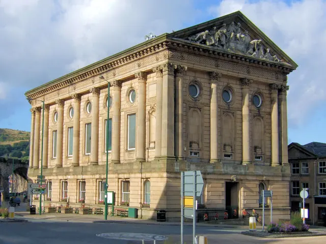 Todmorden Town Hall, the local landmark of OL14