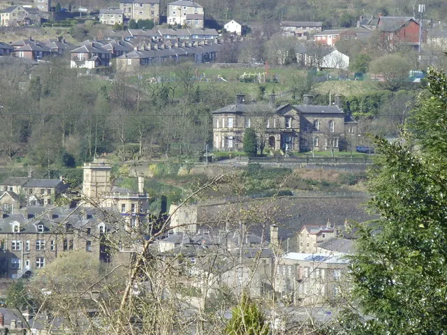 Mossley Hall, the local landmark of OL5