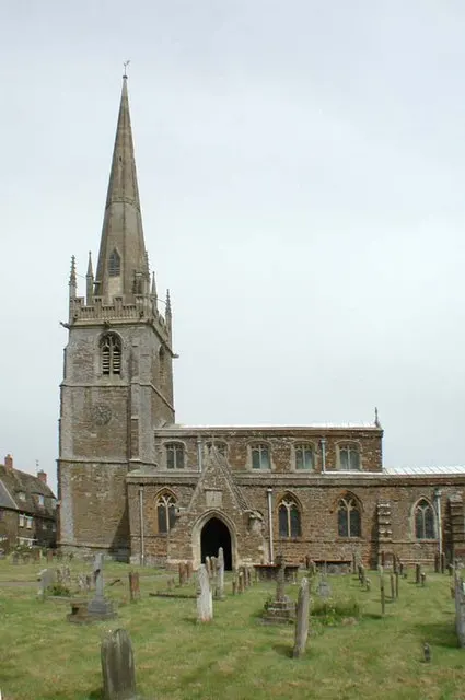 All Saints' Church, Middleton Cheney, the local landmark of OX17