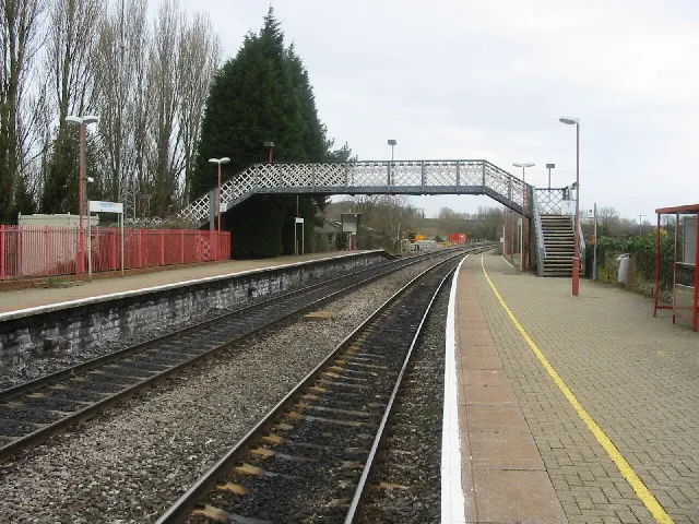 Heyford railway station, the local landmark of OX25