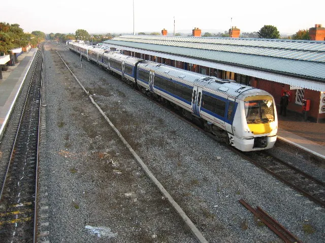 Bicester North railway station, the local landmark of OX26