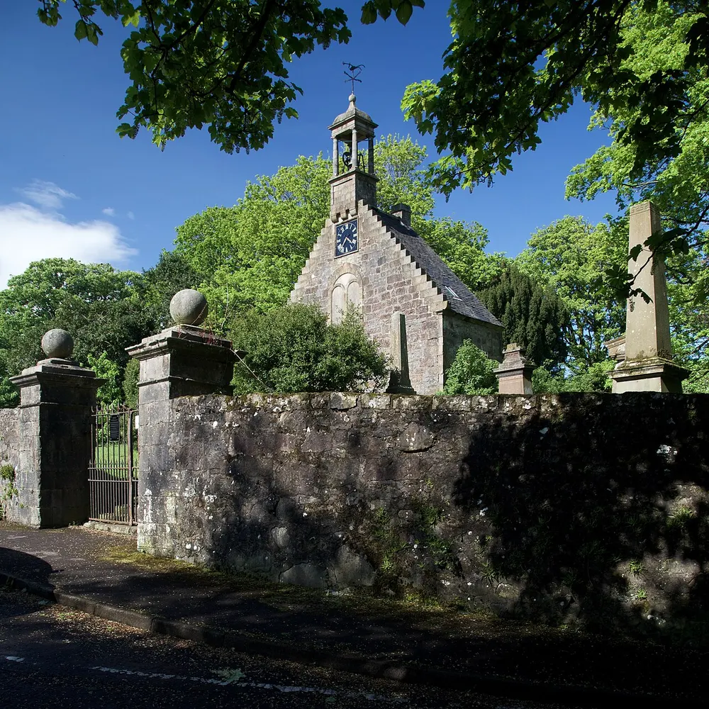 St John's Kirk, Lochwinnoch, the local landmark of PA12