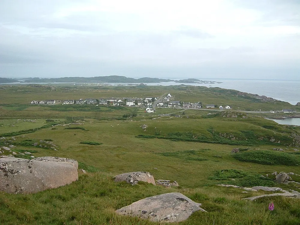 Fionnphort, the local landmark of PA66