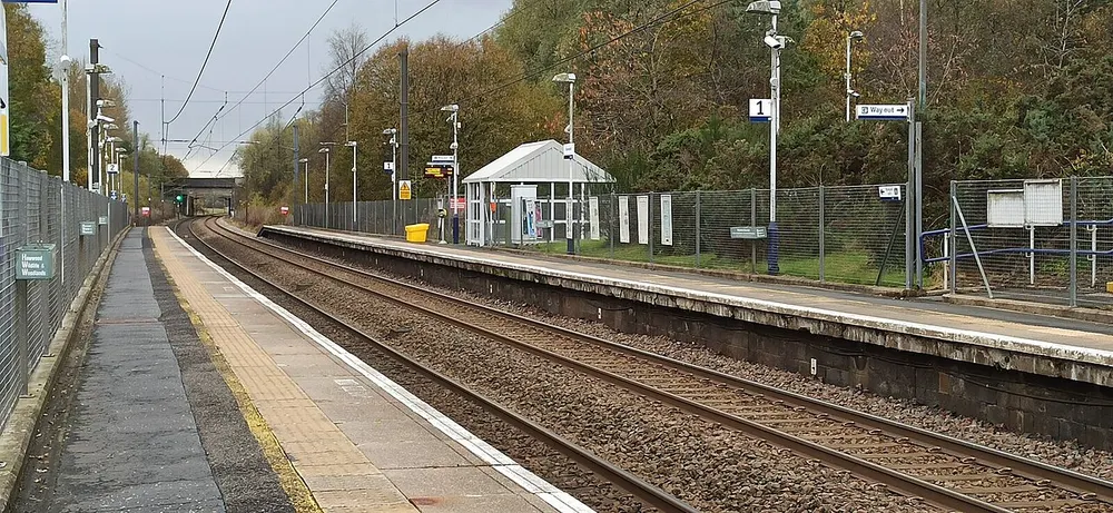 Howwood railway station, the local landmark of PA9