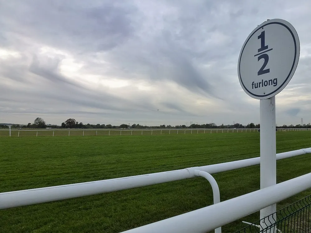 Huntingdon Racecourse, the local landmark of PE28