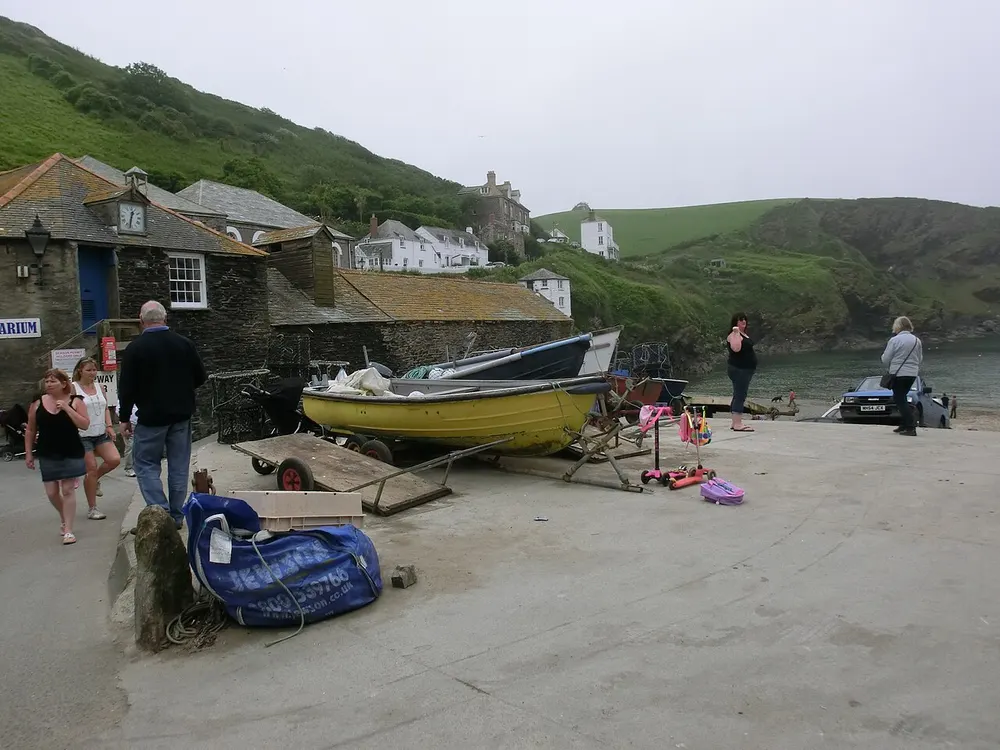 Golden Lion, Port Isaac, the local landmark of PL29