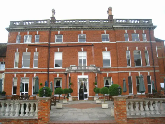 Oakley Hall, Hampshire, the local landmark of RG23