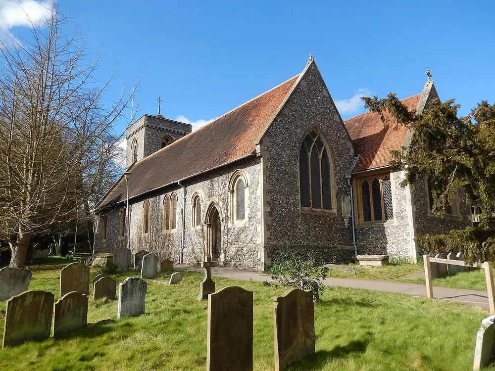 St Peter's Church, Caversham, the local landmark of RG4