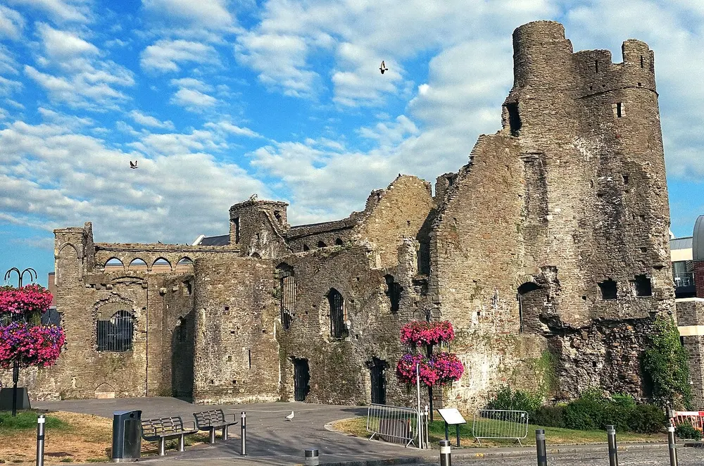 Swansea Castle, the local landmark of SA1