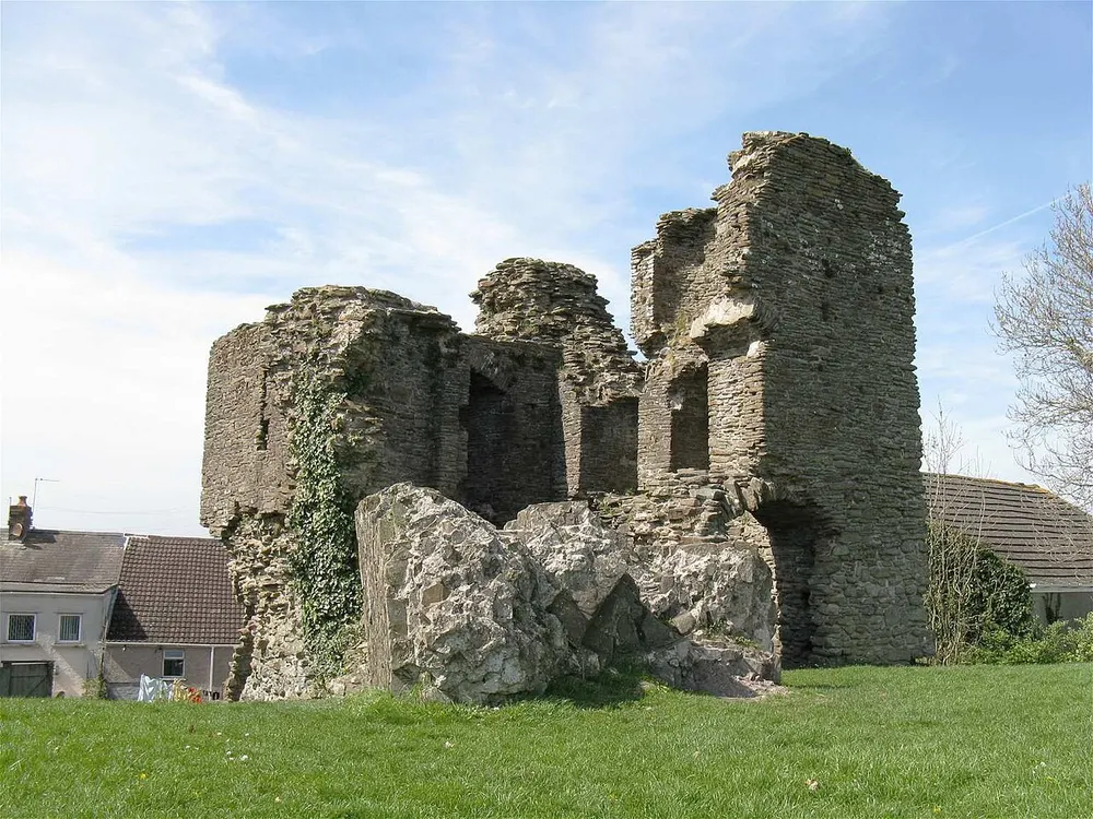 Loughor Castle, the local landmark of SA4
