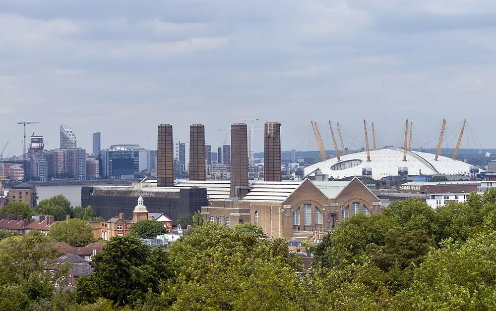Greenwich Power Station, the local landmark of SE10