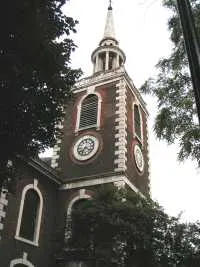 St Mary's Church, Rotherhithe, the local landmark of SE16