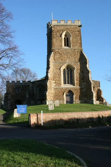 St Mary's Church, Potton, the local landmark of SG19