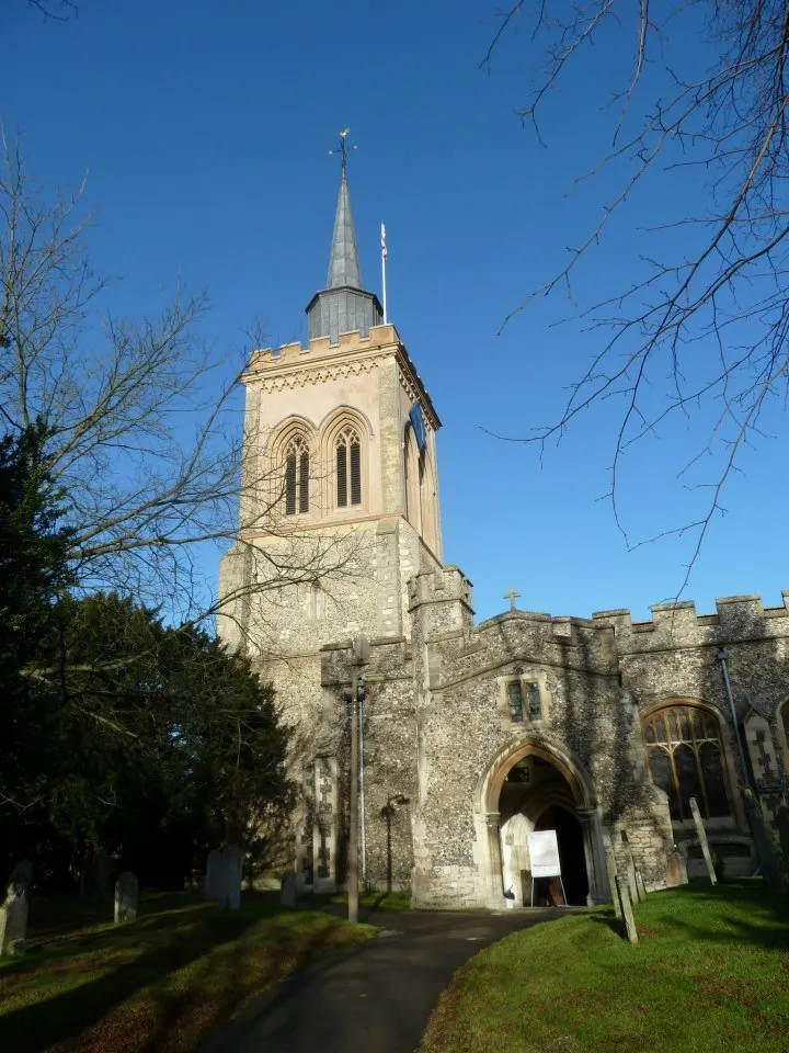 Church of St Mary the Virgin, Baldock, the local landmark of SG7