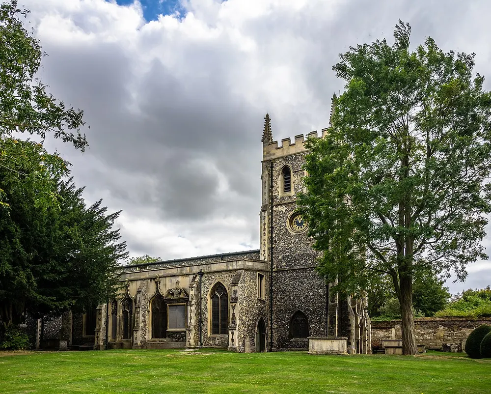Church of St John the Baptist, Royston, Hertfordshire, the local landmark of SG8