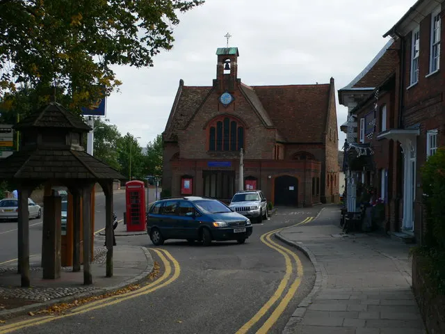 Benson Memorial Church, the local landmark of SG9