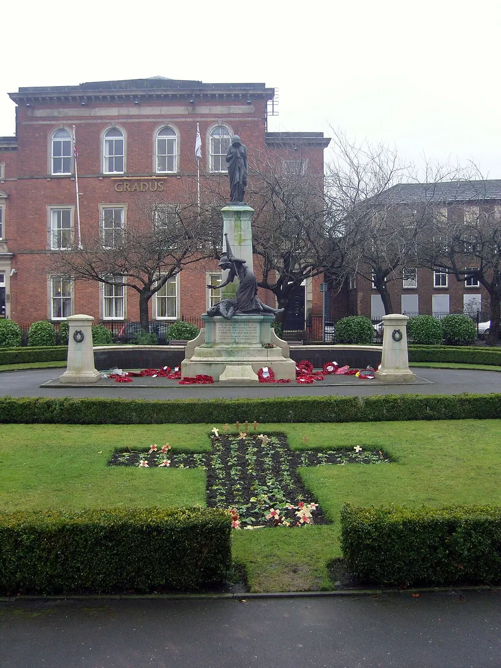 Macclesfield Cenotaph, the local landmark of SK11