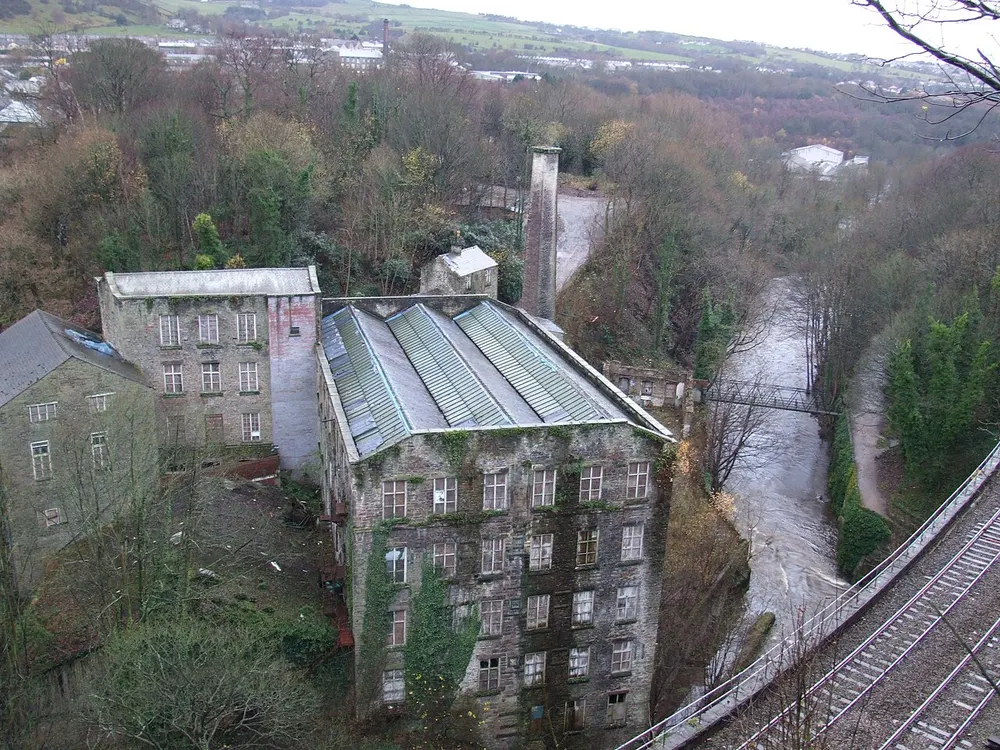 Torr Vale Mill, the local landmark of SK22