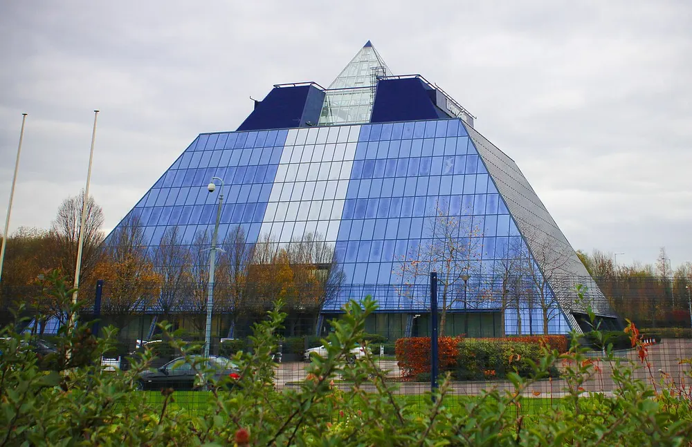 Stockport Pyramid, the local landmark of SK4