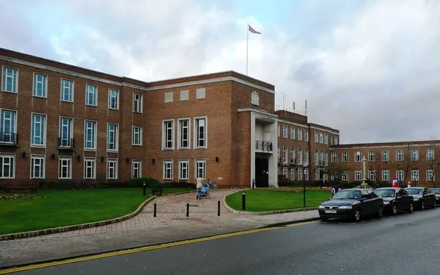 Maidenhead Town Hall, the local landmark of SL6
