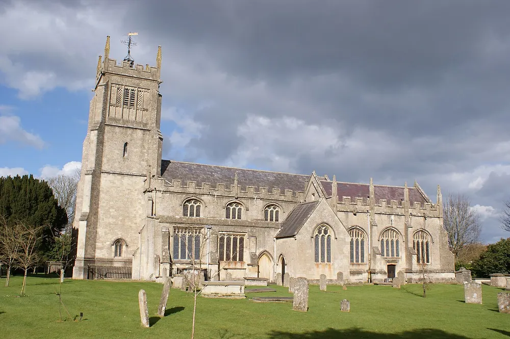 St Michael's Church, Melksham, the local landmark of SN12
